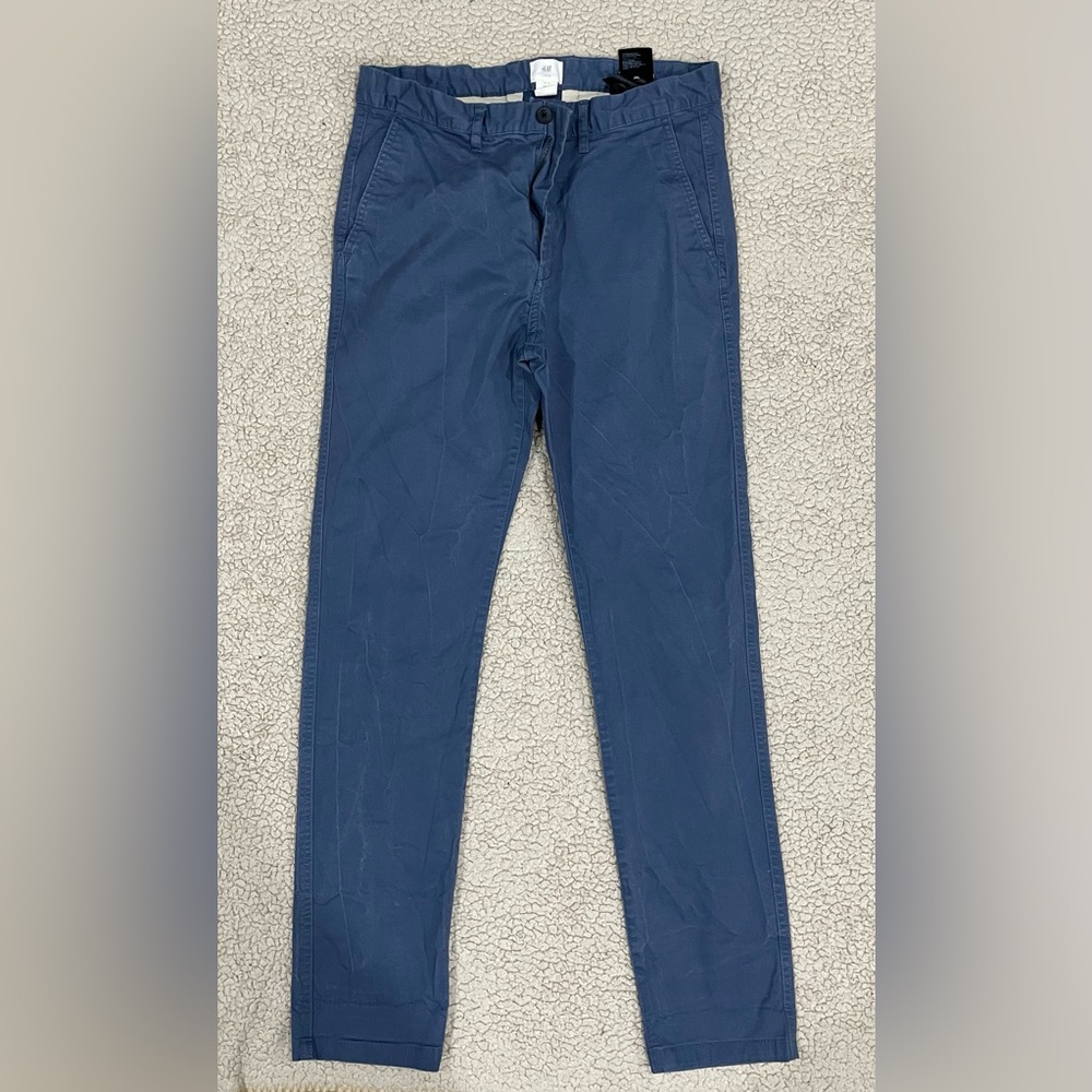 H&M Men's Navy Chinos